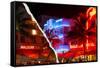 Dual Torn Posters Series - Miami-Philippe Hugonnard-Framed Stretched Canvas