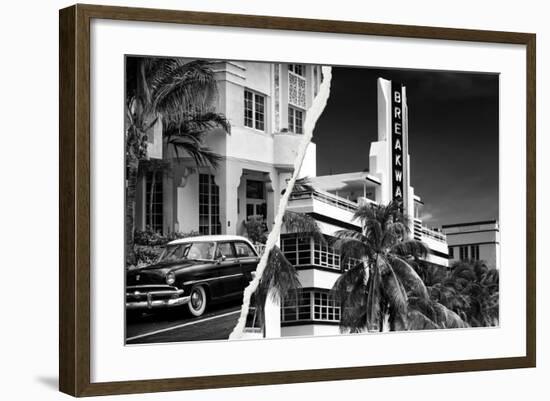 Dual Torn Posters Series - Miami-Philippe Hugonnard-Framed Photographic Print