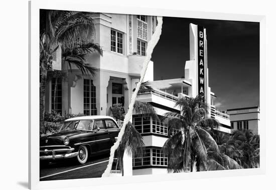 Dual Torn Posters Series - Miami-Philippe Hugonnard-Framed Photographic Print