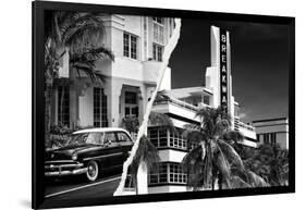 Dual Torn Posters Series - Miami-Philippe Hugonnard-Framed Photographic Print