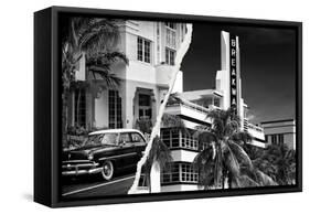 Dual Torn Posters Series - Miami-Philippe Hugonnard-Framed Stretched Canvas