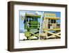 Dual Torn Posters Series - Miami-Philippe Hugonnard-Framed Photographic Print