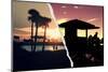 Dual Torn Posters Series - Miami-Philippe Hugonnard-Mounted Photographic Print