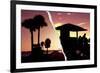 Dual Torn Posters Series - Miami-Philippe Hugonnard-Framed Photographic Print