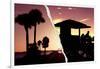 Dual Torn Posters Series - Miami-Philippe Hugonnard-Framed Photographic Print