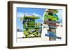 Dual Torn Posters Series - Miami-Philippe Hugonnard-Framed Photographic Print