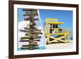 Dual Torn Posters Series - Miami-Philippe Hugonnard-Framed Photographic Print