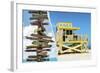 Dual Torn Posters Series - Miami-Philippe Hugonnard-Framed Photographic Print