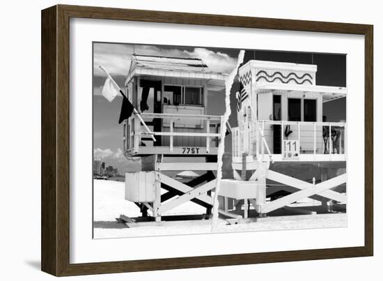 Dual Torn Posters Series - Miami-Philippe Hugonnard-Framed Photographic Print