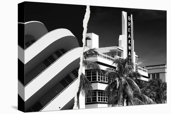 Dual Torn Posters Series - Miami-Philippe Hugonnard-Stretched Canvas