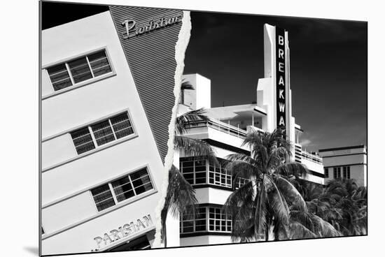 Dual Torn Posters Series - Miami-Philippe Hugonnard-Mounted Photographic Print