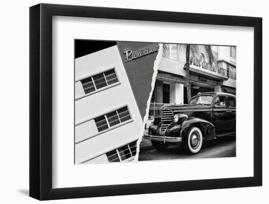 Dual Torn Posters Series - Miami-Philippe Hugonnard-Framed Photographic Print