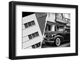 Dual Torn Posters Series - Miami-Philippe Hugonnard-Framed Photographic Print