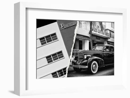 Dual Torn Posters Series - Miami-Philippe Hugonnard-Framed Photographic Print