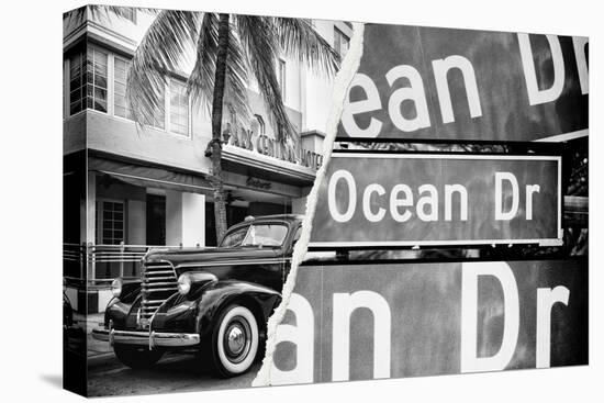 Dual Torn Posters Series - Miami-Philippe Hugonnard-Stretched Canvas