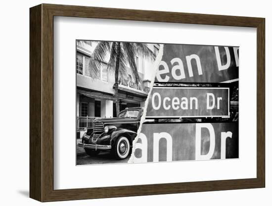 Dual Torn Posters Series - Miami-Philippe Hugonnard-Framed Photographic Print