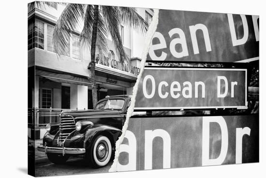 Dual Torn Posters Series - Miami-Philippe Hugonnard-Stretched Canvas