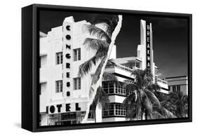 Dual Torn Posters Series - Miami-Philippe Hugonnard-Framed Stretched Canvas