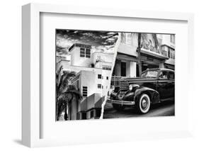 Dual Torn Posters Series - Miami-Philippe Hugonnard-Framed Photographic Print