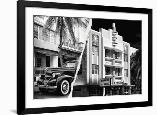 Dual Torn Posters Series - Miami-Philippe Hugonnard-Framed Photographic Print