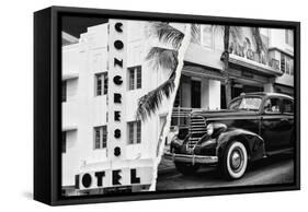 Dual Torn Posters Series - Miami-Philippe Hugonnard-Framed Stretched Canvas