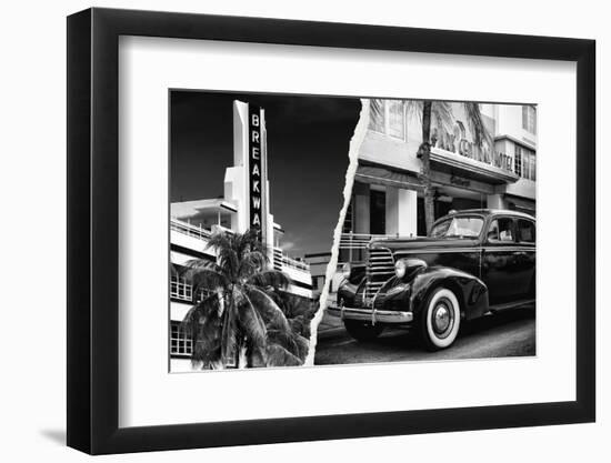 Dual Torn Posters Series - Miami-Philippe Hugonnard-Framed Photographic Print