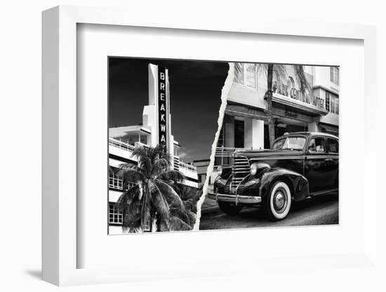 Dual Torn Posters Series - Miami-Philippe Hugonnard-Framed Photographic Print