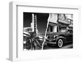 Dual Torn Posters Series - Miami-Philippe Hugonnard-Framed Photographic Print