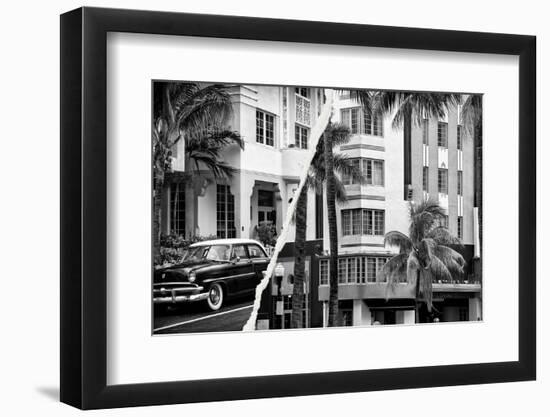 Dual Torn Posters Series - Miami-Philippe Hugonnard-Framed Premium Photographic Print