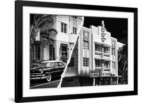 Dual Torn Posters Series - Miami-Philippe Hugonnard-Framed Photographic Print