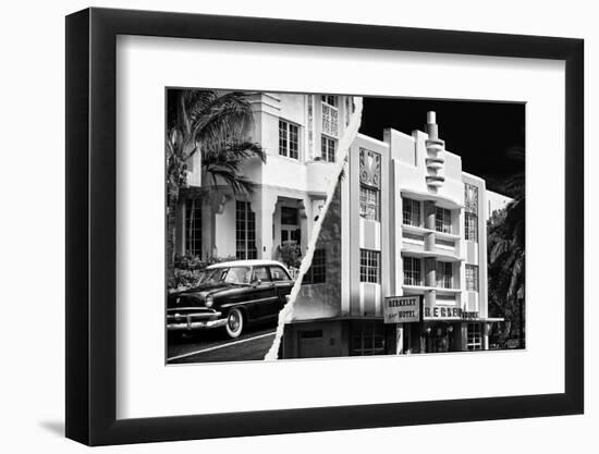 Dual Torn Posters Series - Miami-Philippe Hugonnard-Framed Premium Photographic Print