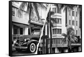 Dual Torn Posters Series - Miami-Philippe Hugonnard-Framed Stretched Canvas