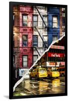 Dual Torn Posters Series - New York City-Philippe Hugonnard-Framed Photographic Print