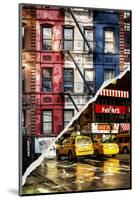 Dual Torn Posters Series - New York City-Philippe Hugonnard-Mounted Photographic Print