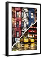 Dual Torn Posters Series - New York City-Philippe Hugonnard-Framed Photographic Print