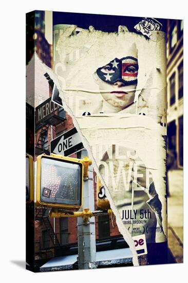 Dual Torn Posters Series - New York City-Philippe Hugonnard-Stretched Canvas