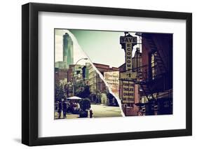 Dual Torn Posters Series - New York City-Philippe Hugonnard-Framed Photographic Print