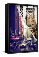 Dual Torn Posters Series - New York City-Philippe Hugonnard-Framed Stretched Canvas