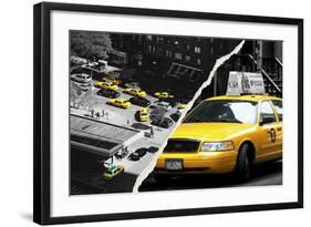 Dual Torn Posters Series - New York City-Philippe Hugonnard-Framed Photographic Print