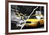 Dual Torn Posters Series - New York City-Philippe Hugonnard-Framed Photographic Print