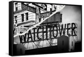 Dual Torn Posters Series - New York City-Philippe Hugonnard-Framed Stretched Canvas