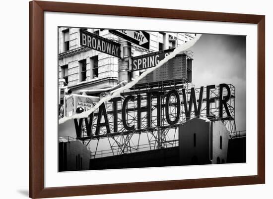 Dual Torn Posters Series - New York City-Philippe Hugonnard-Framed Photographic Print