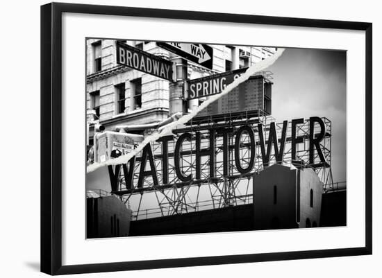 Dual Torn Posters Series - New York City-Philippe Hugonnard-Framed Photographic Print