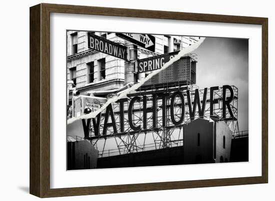 Dual Torn Posters Series - New York City-Philippe Hugonnard-Framed Photographic Print