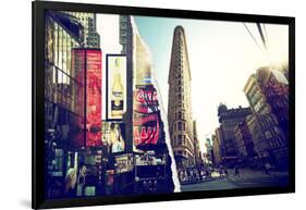 Dual Torn Posters Series - New York City-Philippe Hugonnard-Framed Photographic Print