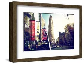 Dual Torn Posters Series - New York City-Philippe Hugonnard-Framed Photographic Print