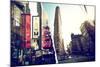 Dual Torn Posters Series - New York City-Philippe Hugonnard-Mounted Photographic Print