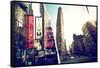 Dual Torn Posters Series - New York City-Philippe Hugonnard-Framed Stretched Canvas