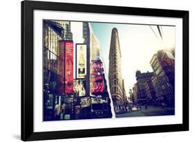 Dual Torn Posters Series - New York City-Philippe Hugonnard-Framed Photographic Print