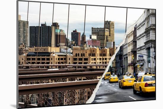 Dual Torn Posters Series - New York City-Philippe Hugonnard-Mounted Photographic Print